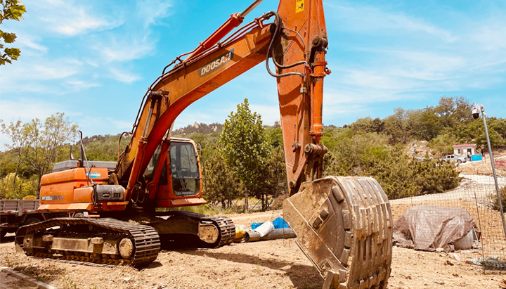 Manguera personalizada para excavador